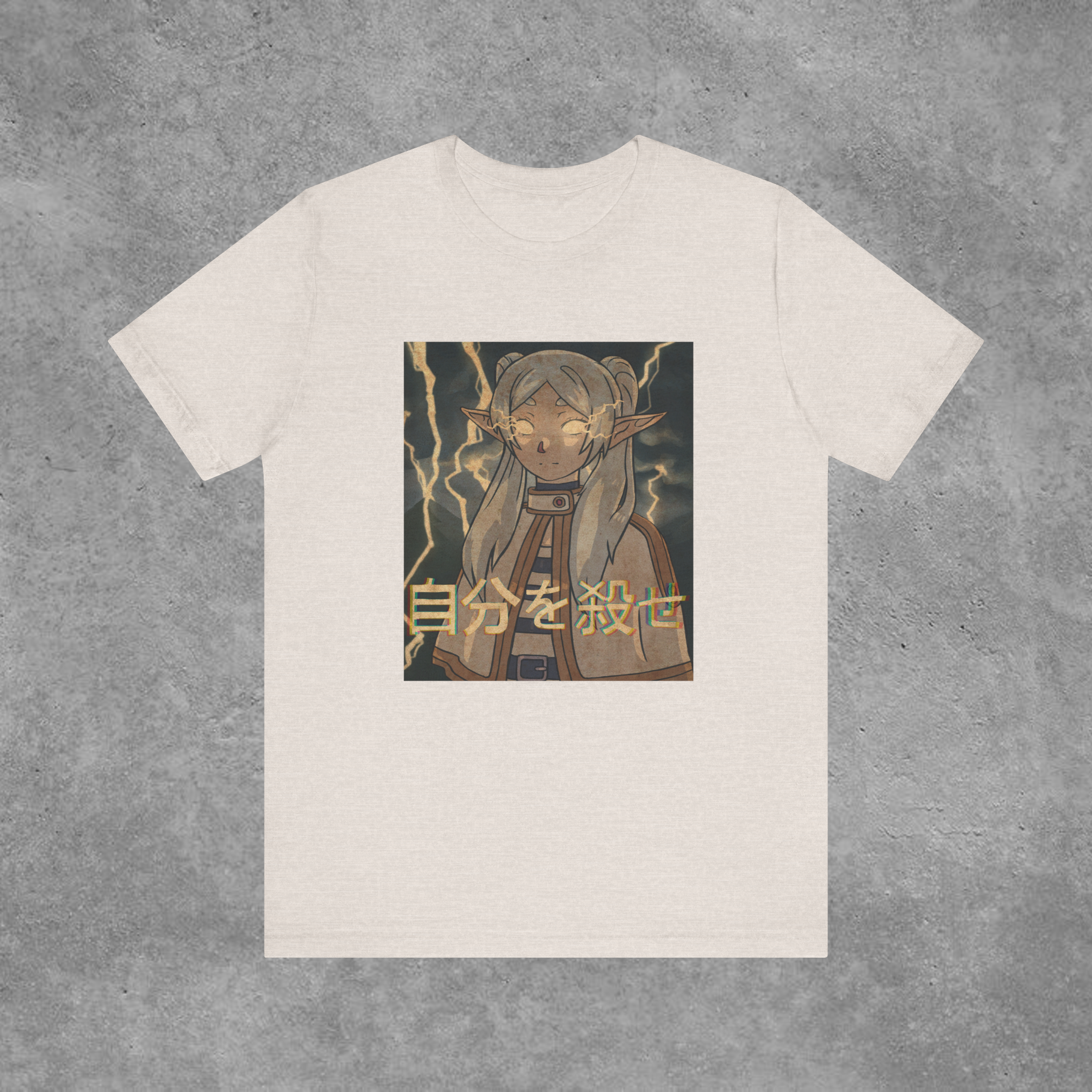 Frieren god tier ash Anime Low Tier God Frieren — Graphic T-Shirt - Image 1